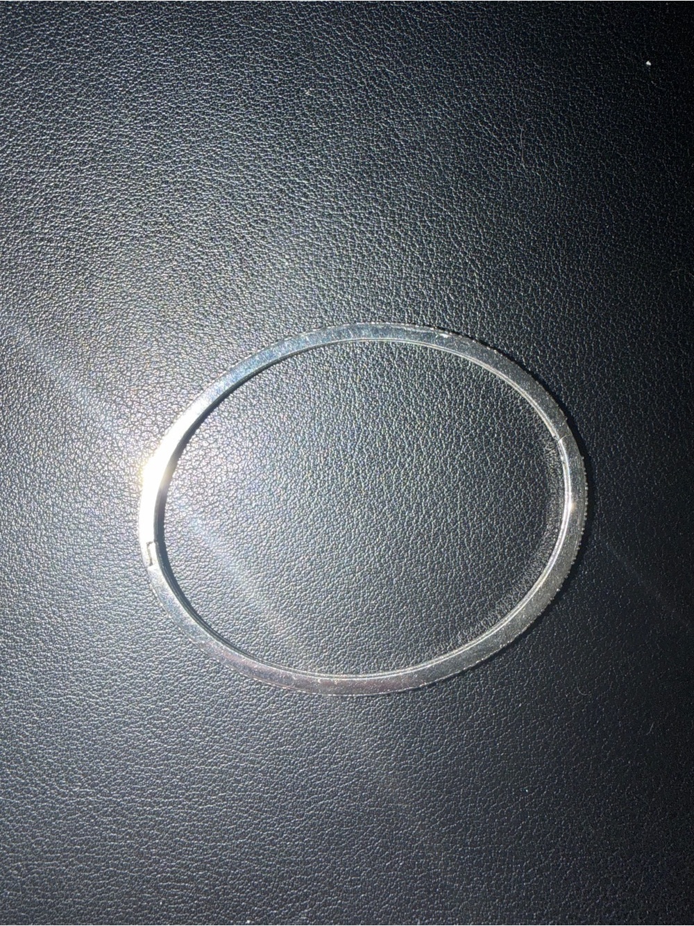 BaubleBar Silver Color 18k Gold Plated Slim Bangle Bracelet